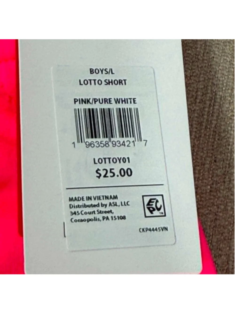 Lotto Athletic Shorts Pink Active Performance Mesh Inset Boys Size Large NWT